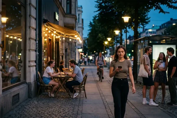eople sharing a summer evening as streaming creates increasingly individual music experiences