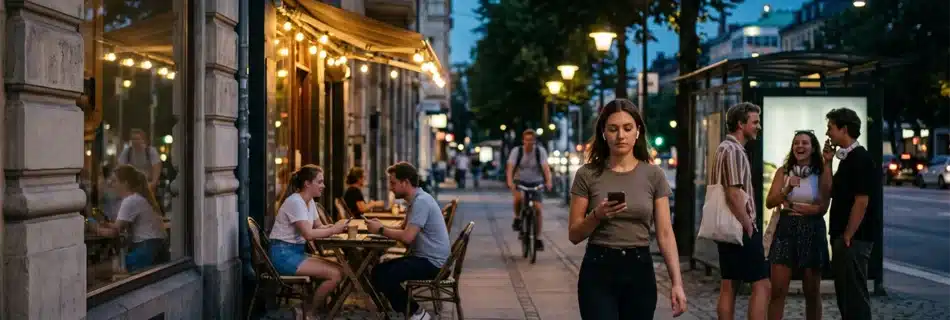 eople sharing a summer evening as streaming creates increasingly individual music experiences
